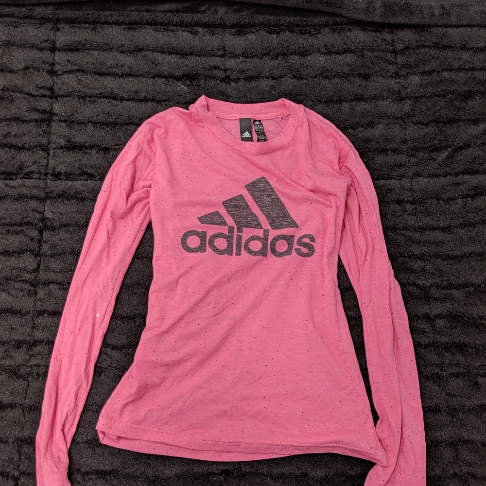 adidas Pink Long Sleeve Top